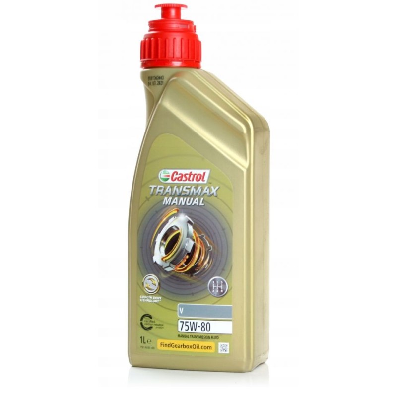Castrol Transmax Manual V huile transmission 75W80 remplace Syntrans V FE