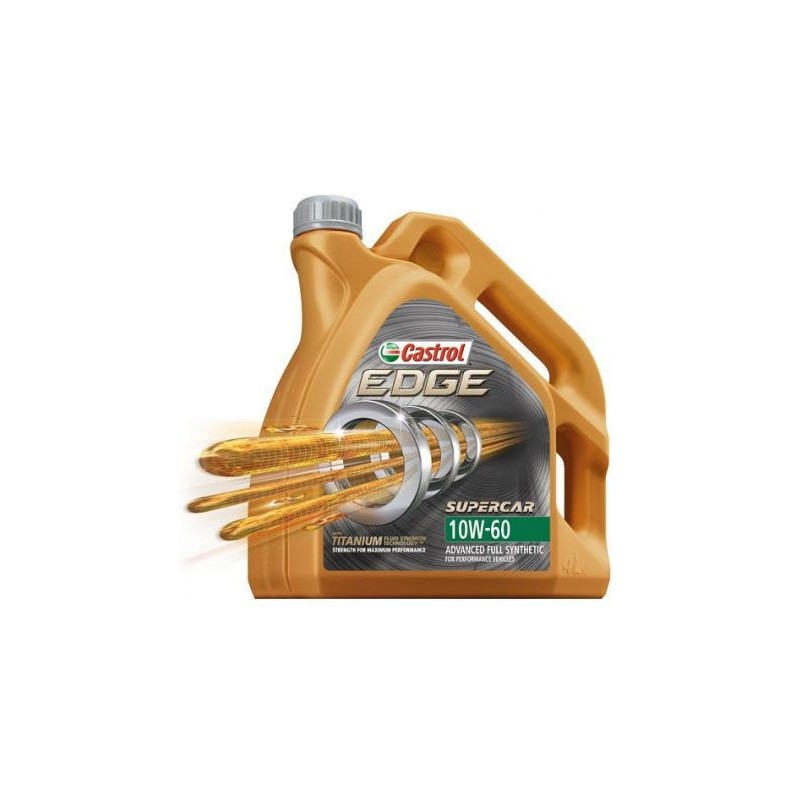 Huile Castrol EDGE TITANIUM SAE 10W60 SUPERCAR ACEA B3