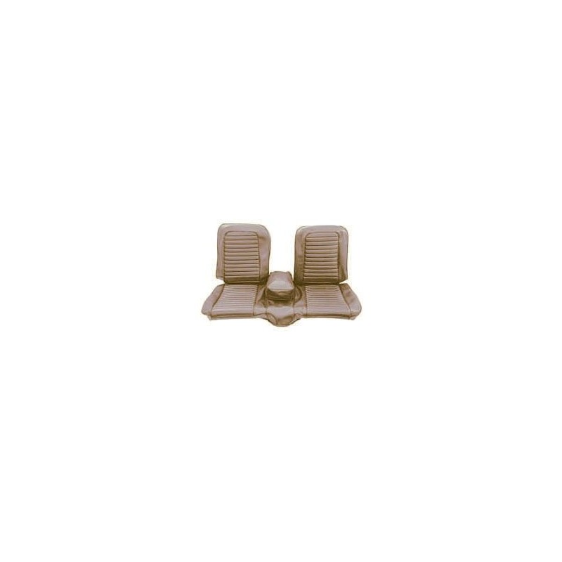 FORD MUSTANG 1965 COUPE COUVRE SIEGE BANQUETTE AVANT PARCHEMIN Bench Front Seat Upholstery Parchment SCOTT DRAKE 65-B-BENCH-PA