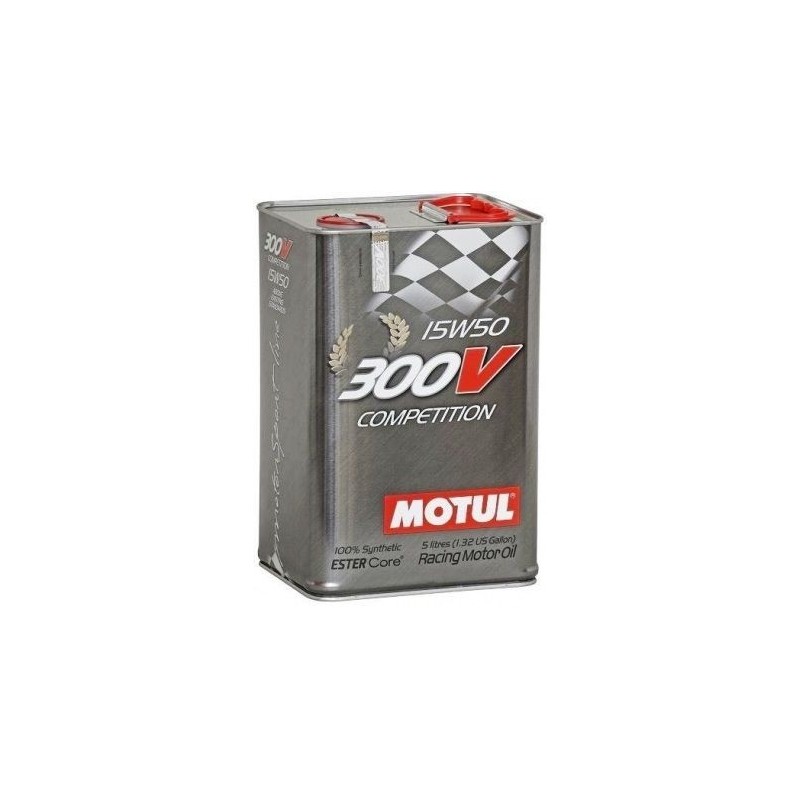 NOUVELLE MOTUL 300V AUTO MOTORSPORT 15w50 Compétition Huile 100% Synthèse Racing 5 Litres