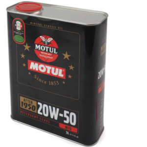 MOTUL AUTO huile moteur CLASSIC 20w50 Minérale avec zddp 2 Litres 110621