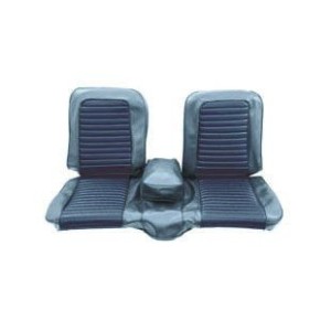 FORD MUSTANG 1966 COUVRE SIEGE BANQUETTE AVANT BLEU Bench Front Seat Upholstery Blue SCOTT DRAKE 66-B-BENCH-BL
