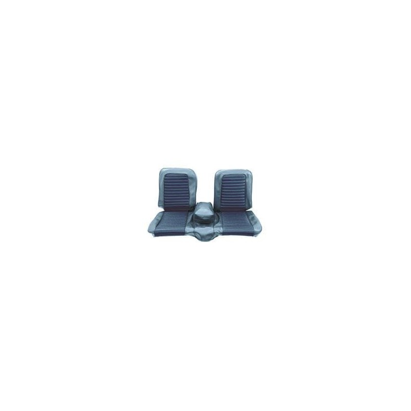FORD MUSTANG 1966 COUVRE SIEGE BANQUETTE AVANT BLEU Bench Front Seat Upholstery Blue SCOTT DRAKE 66-B-BENCH-BL