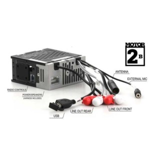 VOLKSWAGEN COCCINELLE 1968-1979 AUTORADIO RETROSOUND RetroRadio Motor 2 Radios HCB-M2-302-06-76