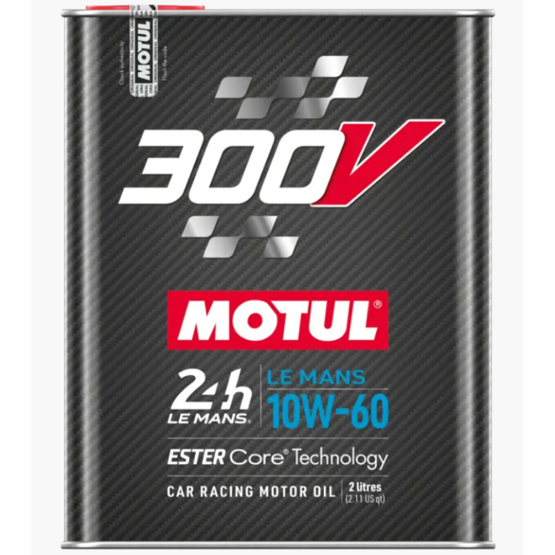 NOUVELLE MOTUL 300V AUTO MOTORSPORT 10w60 Le Mans Huile 100% Synthèse Racing 110864 2 Litres PORT OFFERT