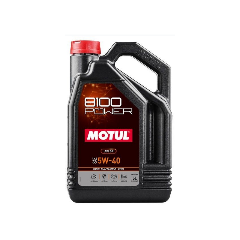 MOTUL VOITURE 8100 POWER SAE 5w40 xcess 5L 111809