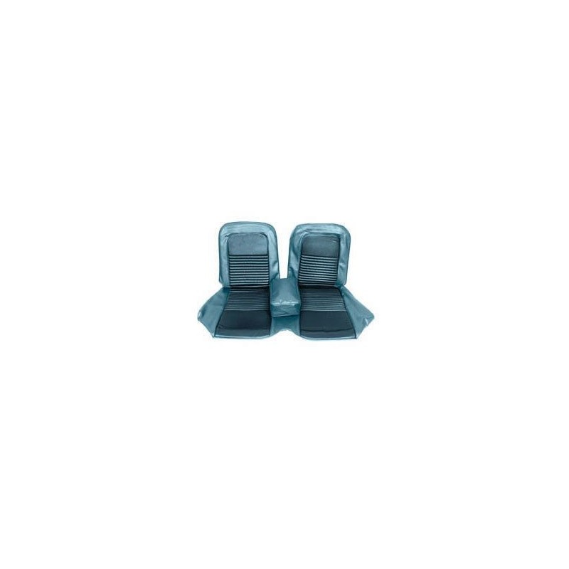 FORD MUSTANG 1968 COUVRE SIEGE BANQUETTE AVANT BLEU Bench Front Seat Upholstery Blue SCOTT DRAKE 68-B-BENCH-BL