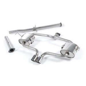 BMW MINI 2000-2006 COOPER S R53 DEMI-LIGNE D'ECHAPPEMENT INOX MILLTEK APRES CATALYSEUR AVEC TUBE INTERMÉDIAIRE SSXM007