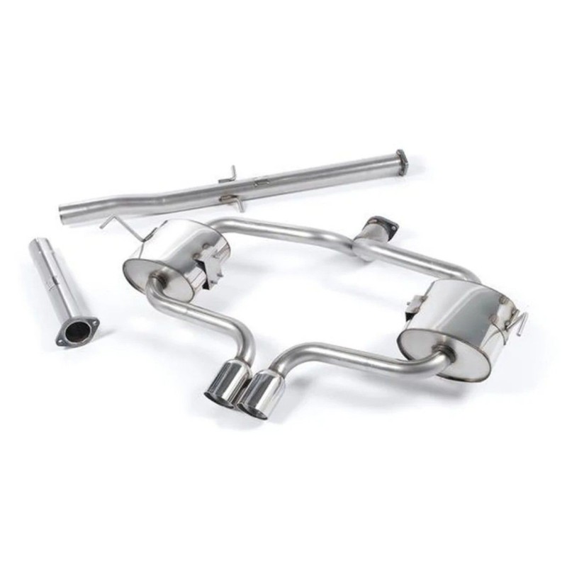 BMW MINI 2000-2006 COOPER S R53 DEMI-LIGNE D'ECHAPPEMENT INOX MILLTEK APRES CATALYSEUR AVEC TUBE INTERMÉDIAIRE SSXM007