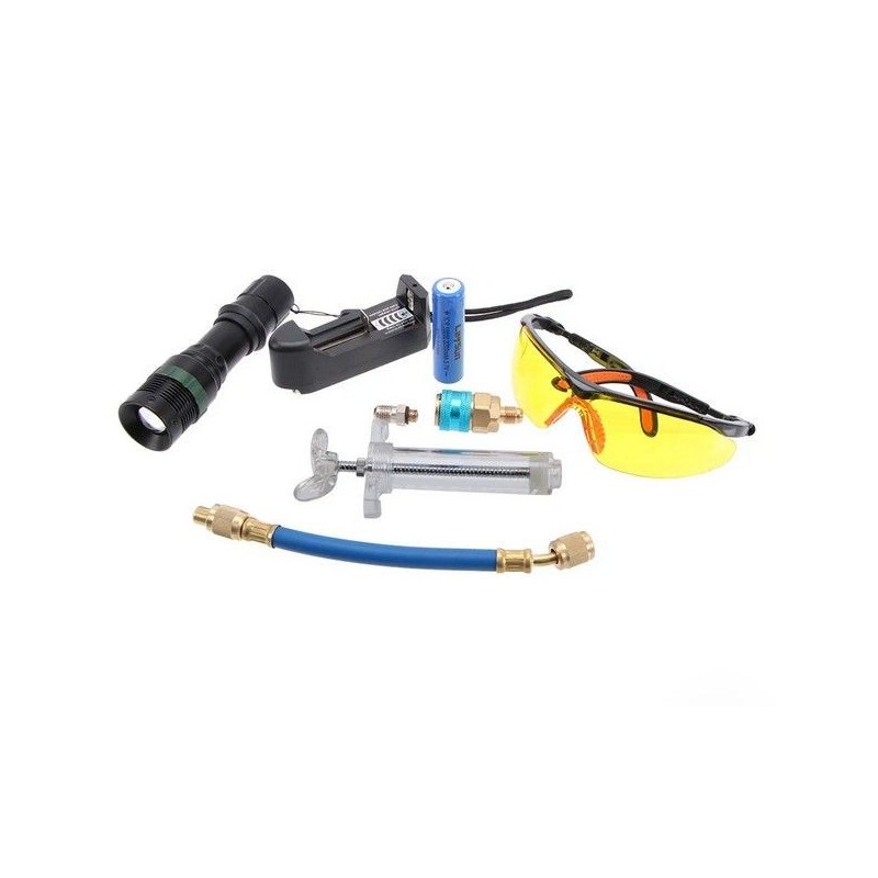 KIT DÉTECTION DE FUITES DE GAZ REFRIGERANT R12 R22 R134A DES CIRCUITS DE CLIMATISATION AUTOMOBILE TA00271