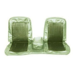 FORD MUSTANG 1968 COUVRE SIEGE BANQUETTE AVANT LIERRE DORE Bench Front Seat Upholstery Ivy Gold SCOTT DRAKE 68-B-BENCH-IG