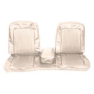 FORD MUSTANG 1968 COUVRE SIEGE BANQUETTE AVANT PARCHEMIN Bench Front Seat Upholstery Parchment SCOTT DRAKE 68-B-BENCH-PR