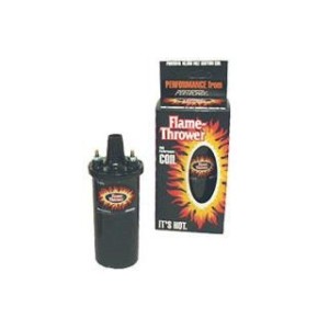 BOBINE HAUTE TENSION NOIR 40 000 volts HAUTE PERFORMANCE POUR ALLUMAGE ELECTRONIQUE Pertronix high performance coil black 1.5 oh