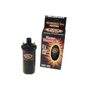 BOBINE HAUTE TENSION PERTRONIX 45 000 volts 0.6 ohm HAUTE PERFORMANCE FLAME THROWER 2 POUR ALLUMAGE ELECTRONIQUE IGNITOR 2 NOIR