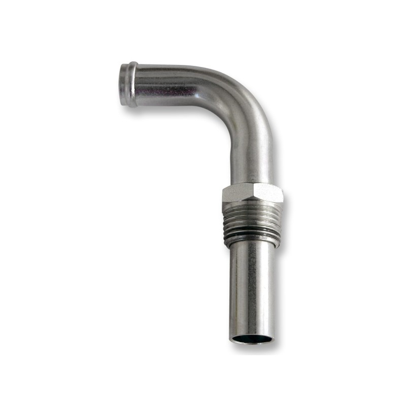 FORD MUSTANG 1969-1970 428 heater hose elbow silver zinc SCOTT DRAKE D0AZ-18599-B