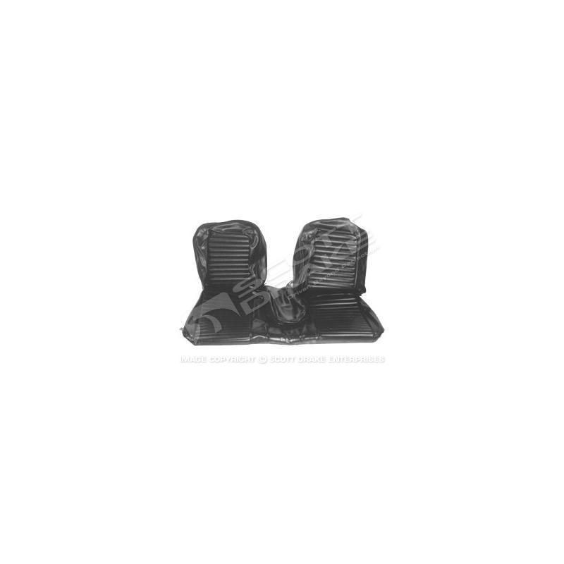 FORD MUSTANG 1968 COUVRE SIEGE BANQUETTE AVANT TURQUOISE Bench Front Seat Upholstery Turquoise SCOTT DRAKE 68-B-BENCH-TQ