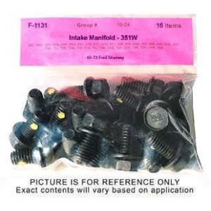 FORD MUSTANG 1969 351W KIT DE BOULONS POUR ADMISSION Intake Manifold Bolt Kits SCOTT DRAKE IMB-C9OE-1131