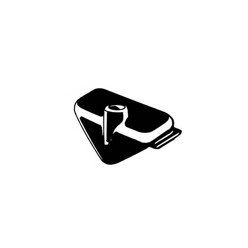 FORD MUSTANG 1969-1970 FASTBACK PAIRE CACHES QUARTS DE VITRES INFERIEUR quarter window lower pivot covers SCOTT DRAKE C9ZZ-63302