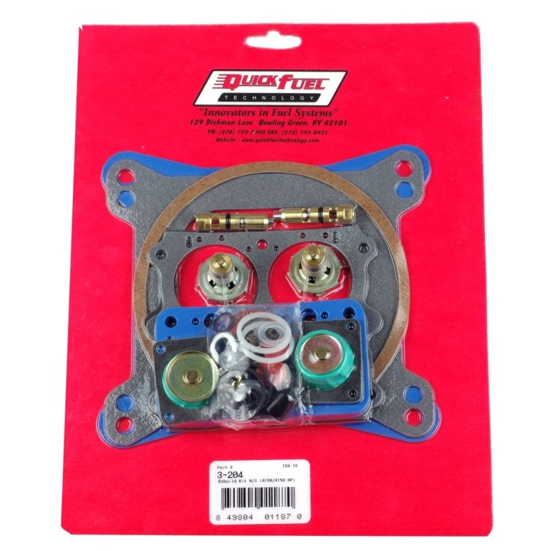 Rebuild Kit N/S (4150/4150 HP) Quick Fuel 3-204QFT