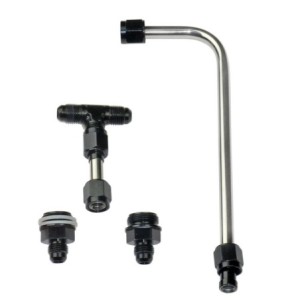 LIGNE DE CARBURANT JONCTION CUVES CARBURATEUR Fuel Line #6AN Black Quick Fuel 34-600BKQFT