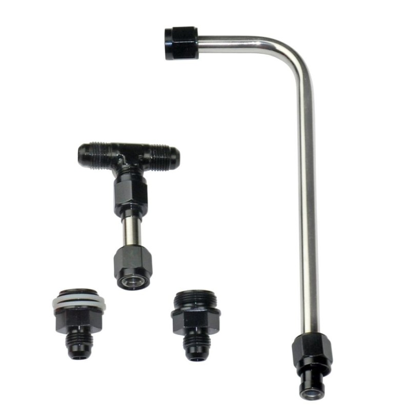 LIGNE DE CARBURANT JONCTION CUVES CARBURATEUR Fuel Line #6AN Black Quick Fuel 34-600BKQFT