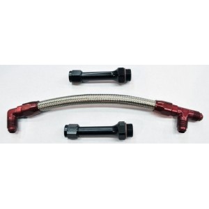 LIGNE DE CARBURANT JONCTION CUVES CARBURATEUR Dual Feed Fuel Line #6AN Pro Quick Fuel 34-600QFT