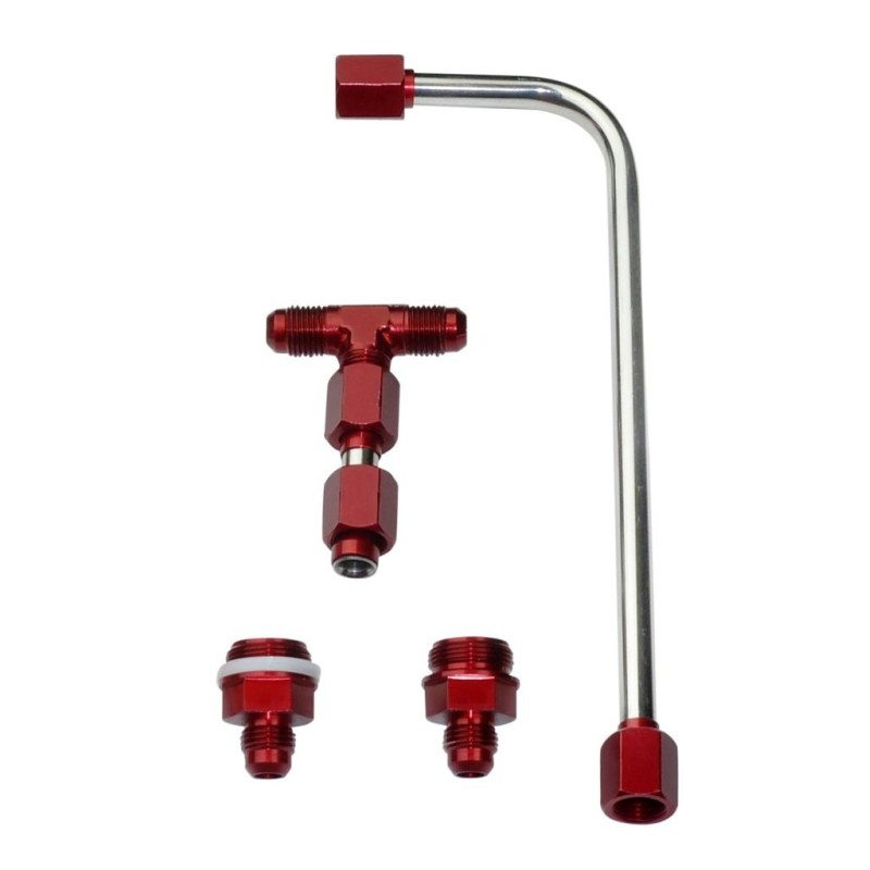 LIGNE DE CARBURANT JONCTION CUVES CARBURATEUR Fuel Line #6AN RED Quick Fuel 34-600RQFT