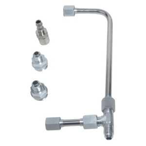 LIGNE DE CARBURANT JONCTION CUVES CARBURATEUR Fuel Line #6AN Silver Quick Fuel 34-600SL-SVRQFT
