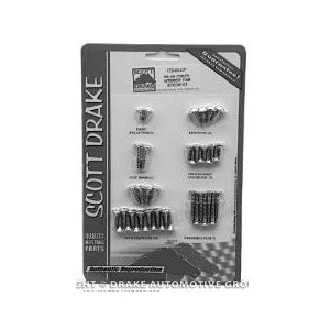 FORD MUSTANG 1967-1968 COUPE KIT VISSERIE INTERIEUR Coupe Interior trim screw kit SCOTT DRAKE ITS-67-CP