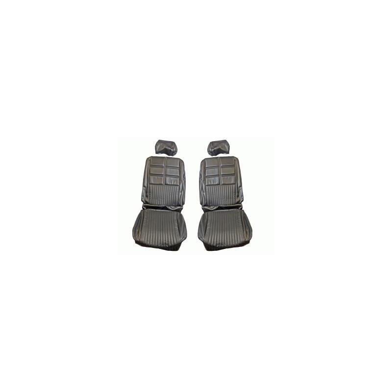 FORD MUSTANG 1970 GRANDE COUPE SET COMPLET COUVRE SIEGES ROUGE VERMILLON Grande Full set coupe upholstery Vermillion SCOTT DRAKE