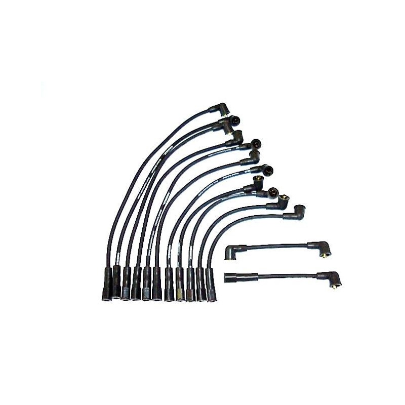 JAGUAR 1971-1988 12 CYLINDRES KIT CABLES BOUGIES LONG TERME Tls pc wire set accel 142004