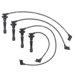 SET DE FILS D'ALLUMAGE PC WIRE SET 1990-2001 HMC 4 CYLINDRES ACCEL 164014