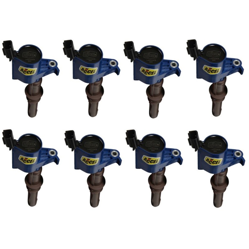 FORD LATE MOD ENG 3-VALVE BOBINE 8PK BLEU COIL 8PK BLUE ACCEL 140033EB-8