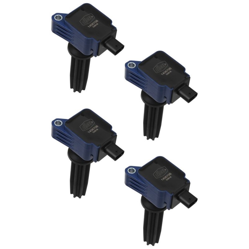 FORD ECOBOOST 2.0 2.3L L4 PACK DE 4 BOBINES BLEU coil 4 pack blue BLUE ACCEL 140670B-4