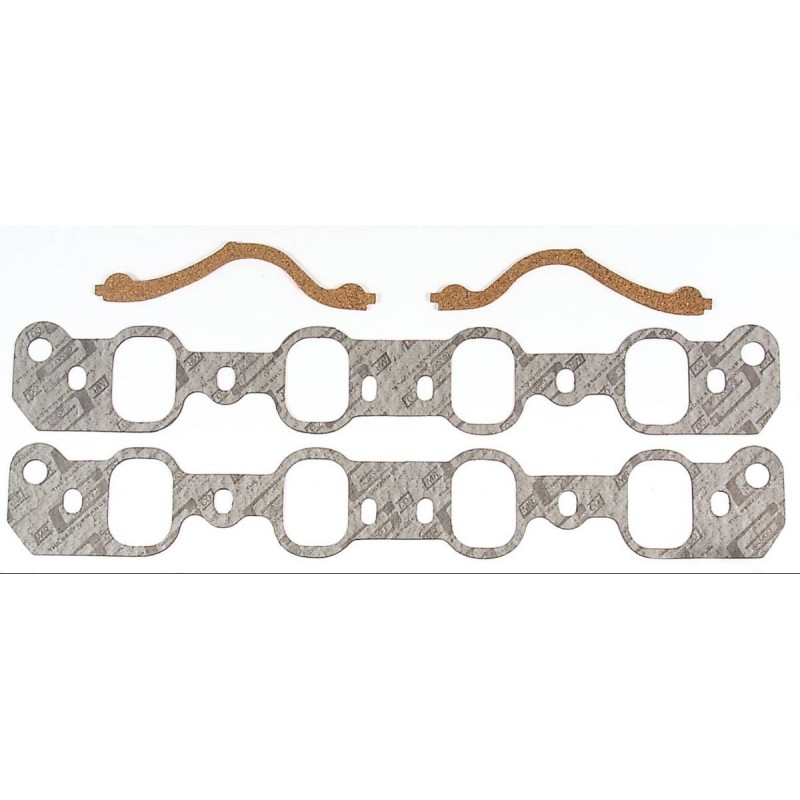 FORD V8 351C 2V 1970-1974 KIT JOINTS DE COLLECTEUR D ADMISSION 351 CLEVELAND intake gasket 2 bl barrel Mr Gasket 211