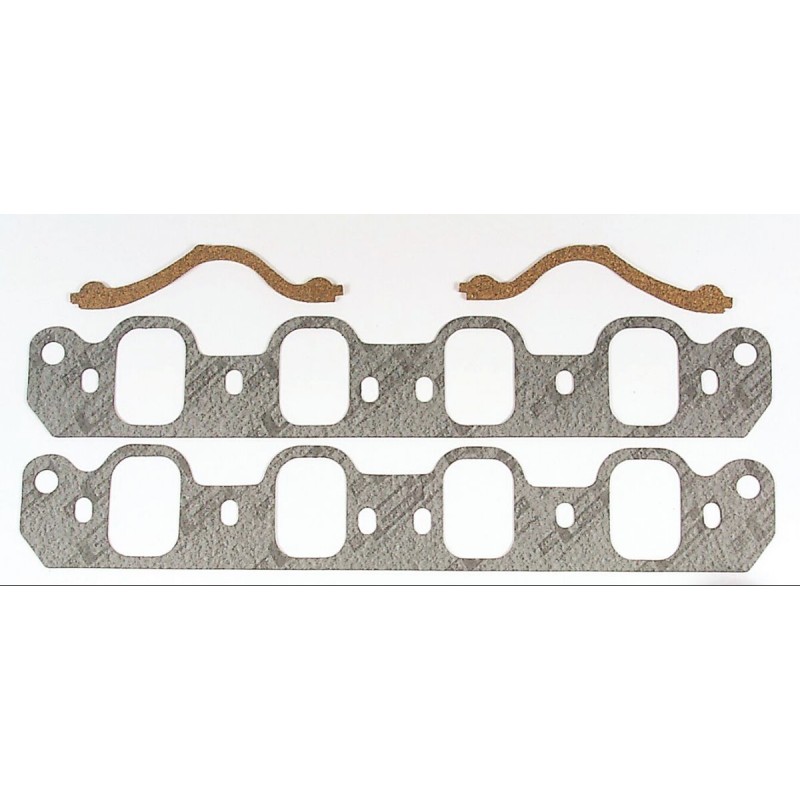 FORD V8 351C 4V 1970-1974 KIT JOINTS DE COLLECTEUR D ADMISSION 351 CLEVELAND intake gasket 4 bl barrel Mr Gasket 214