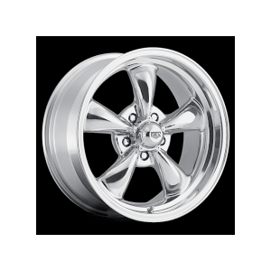 FORD MUSTANG 1964-1973 V8 JANTE CLASSIQUE ALUMINIUM POLI 15X8 (entraxe 114.3 x 5 goujons) Classic wheel polished with 4.5 pouces
