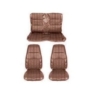FORD MUSTANG 1972-1973 COUPE SET COMPLET COUVRE SIEGE DELUXE CONFORTABLE GINGEMBRE comfort weave full Ginger SCOTT DRAKE 72CP-D