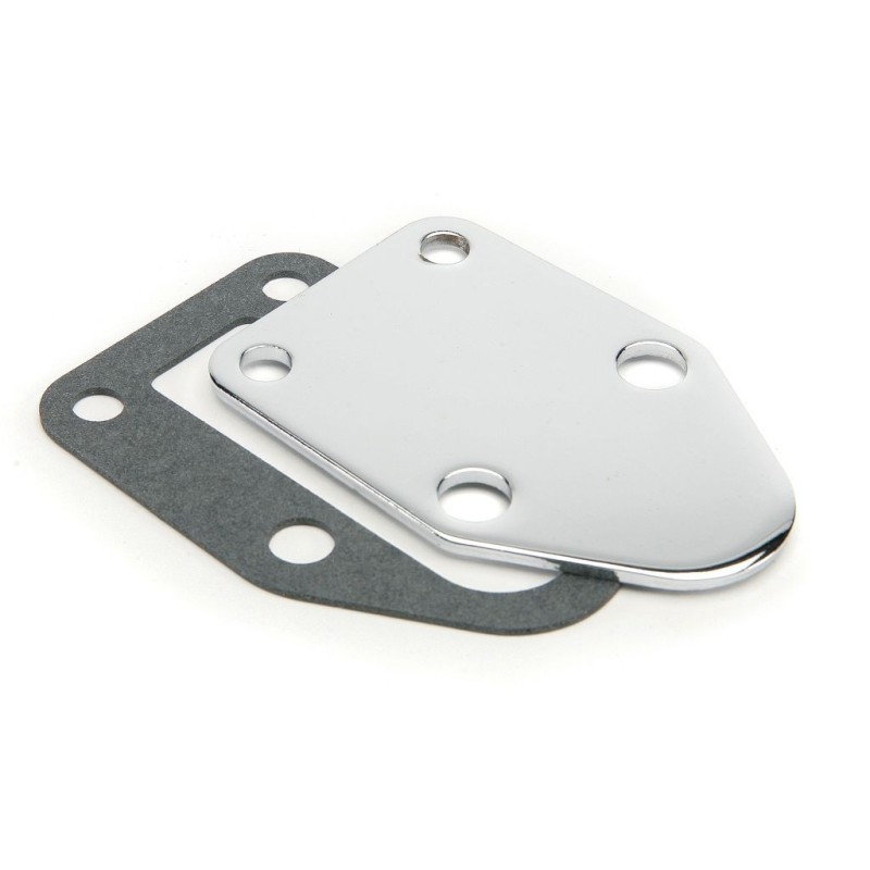 CHEVROLET V8 SMALL BLOCK PLAQUE OPTURATEUR DE POMPE A ESSENCE MECANIQUE fuel pump block off chevy Mr Gasket 1515