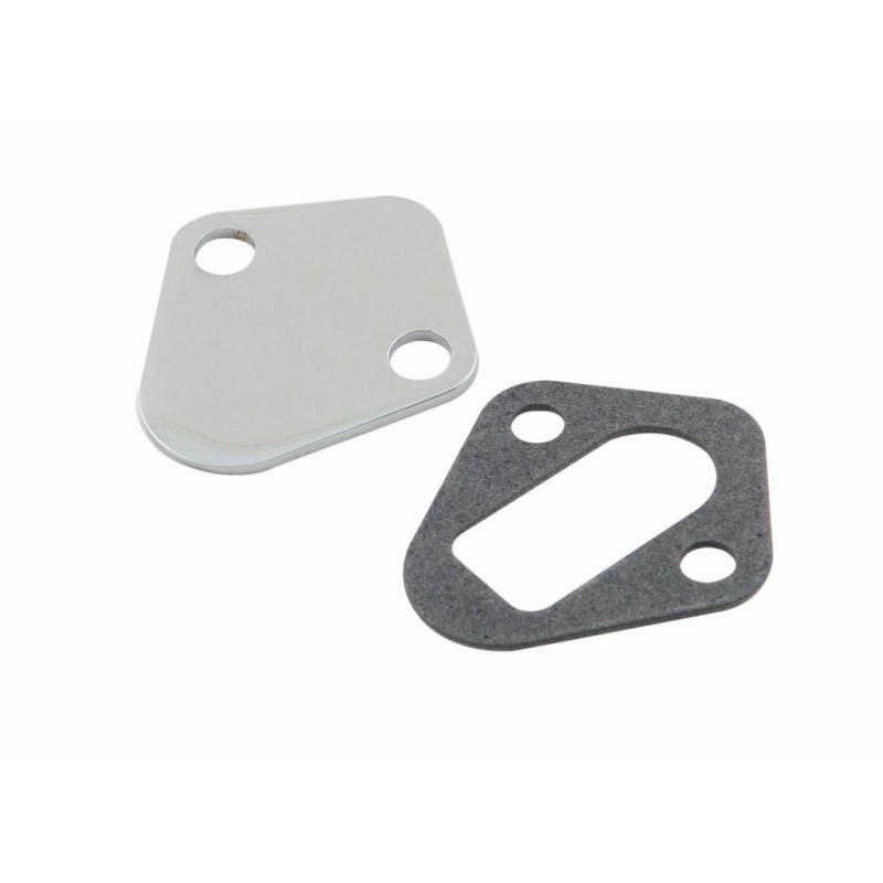 CHEVROLET V8 396 427 454 BIG BLOCK PLAQUE OPTURATEUR DE POMPE A ESSENCE MECANIQUE fuel pump block off Mr Gasket 1516