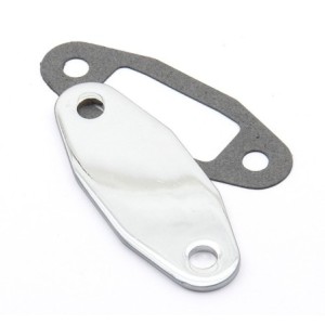 FORD V8 351 C PLAQUE OPTURATEUR DE POMPE A ESSENCE MECANIQUE fuel pump block off cleveland Mr Gasket 1517