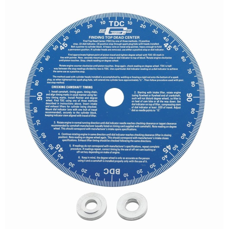 UNIVERSAL CAM DEGREE WHEEL Mr Gasket 1570