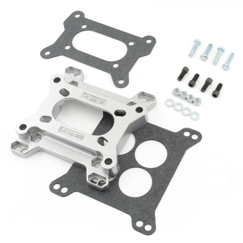 ADAPTATEUR POUR METTRE CARBURATEUR 2V SUR COLLECTEUR D ADMISSION 4V carburetor adapter 2BBL TO 4BBL Mr Gasket 1933