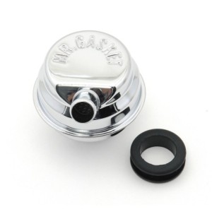 CHROME BREATHER W/TUBE CHRY Mr Gasket 2059