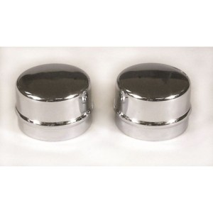 CAPOT CHROME DUST CAPS 1.790 DIA Mr Gasket 2485
