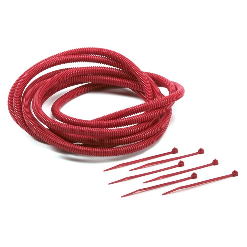 WIRE COVER KIT 10'L X 1/4 RED Mr Gasket 4501