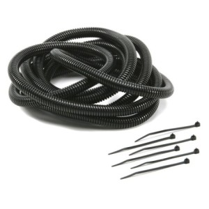 WIRE COVER KIT 8'L X 3/8 BLK Mr Gasket 4505