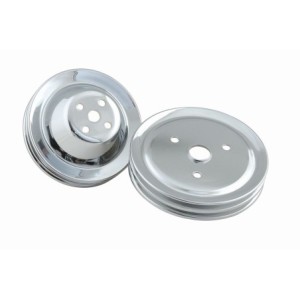 CHROME PULLEY SET SB CHEV Mr Gasket 4961