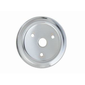 POULIE CHROME CRNK pulley single grove Mr Gasket 4972