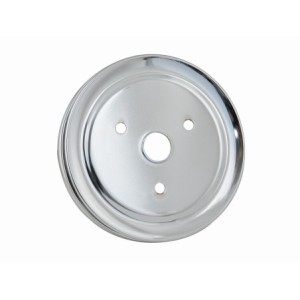 POULIE CHROME CRNK PULLEY-DBL GRV Mr Gasket 4973